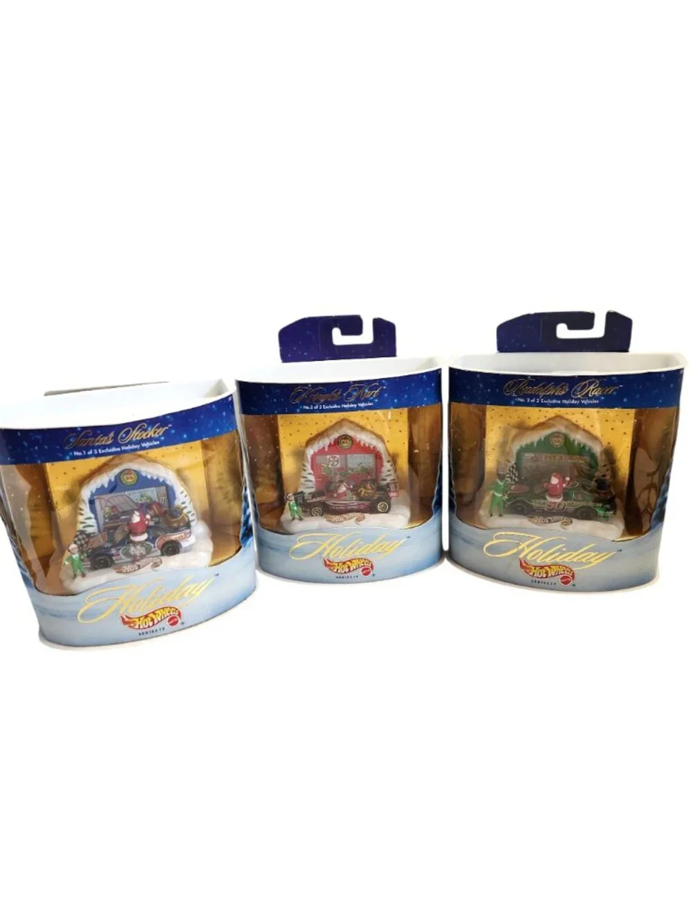 Hot Wheels Holiday Series IV Set Of 3 Exclusive Holiday Vehicles In Original Pac